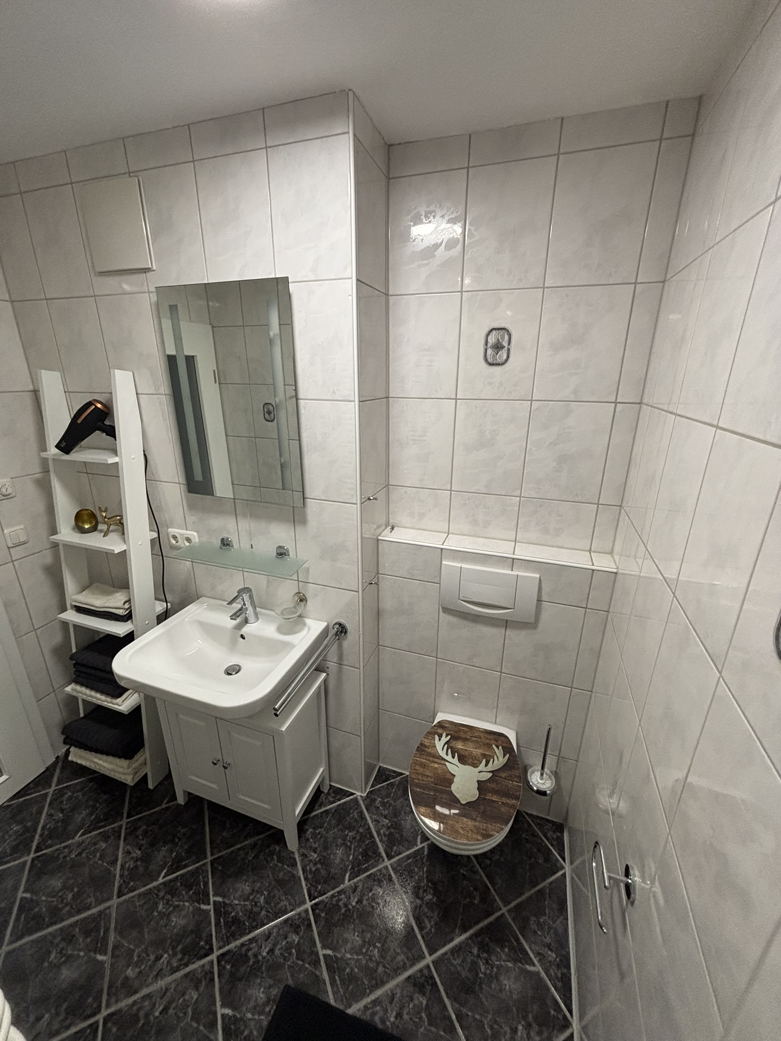 Ferienwohnung Maus Oberstdorf Badezimmer