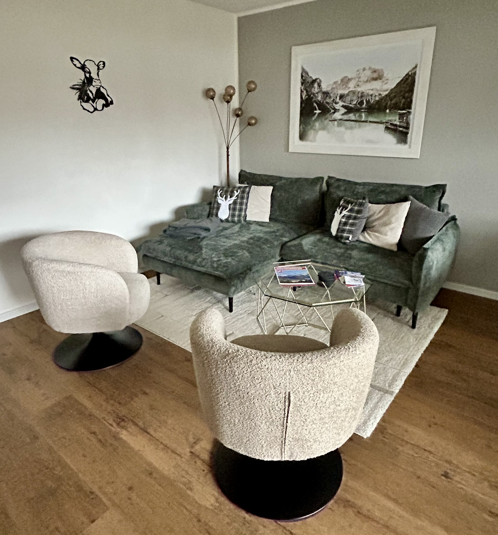 Ferienwohnung Maus Oberstdorf Couch