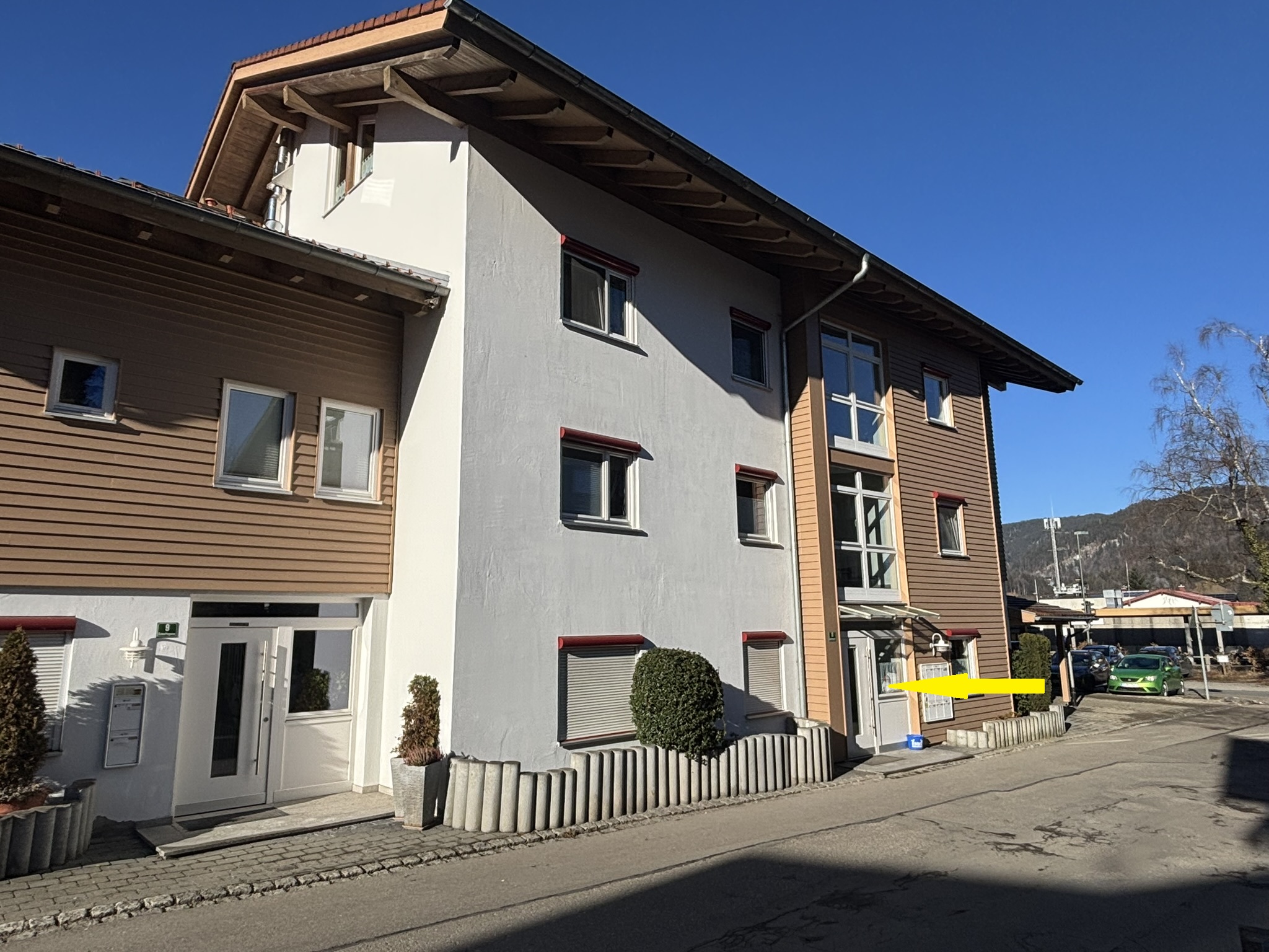 Ferienwohnung Maus Oberstdorf Außenansicht Eingang
