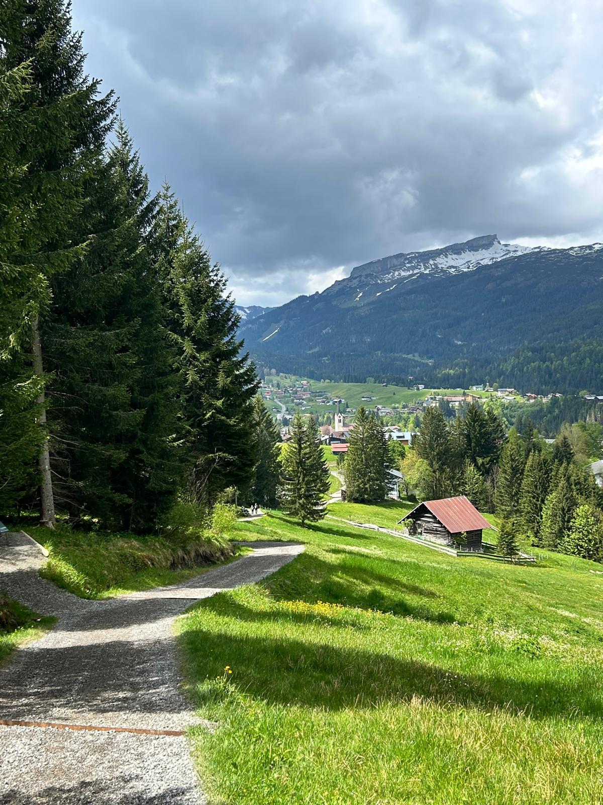 Wanderweg im Kleinwalsertal